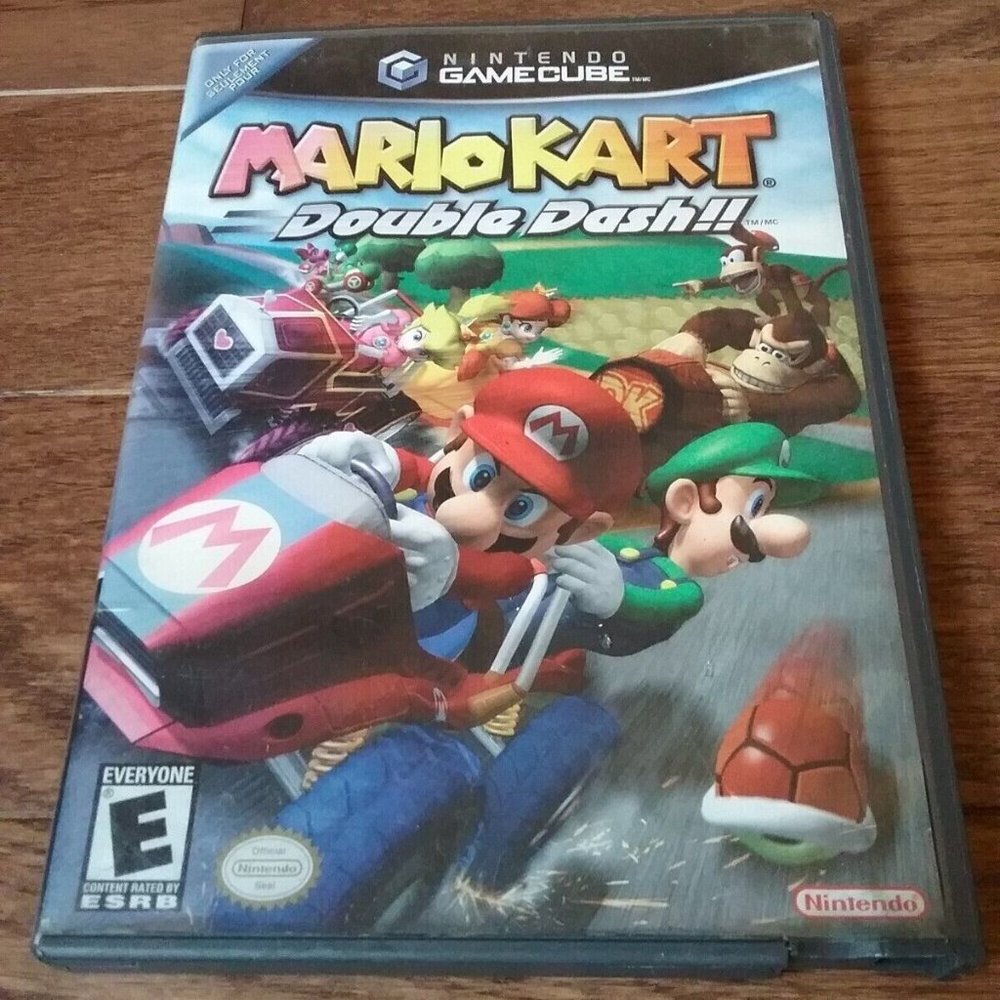 Mario Kart Double Dash!! Not For Resale (Nintendo Gamecube) CASE & MANUAL ONLY
